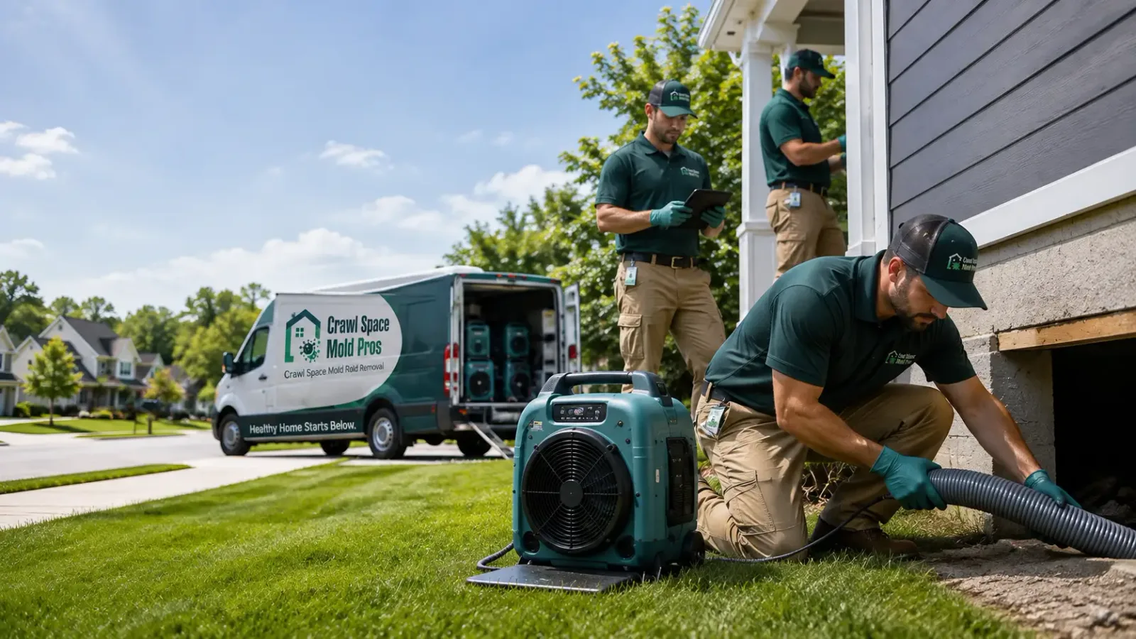 Crawl Space Mold Removal in Glenrock, WY